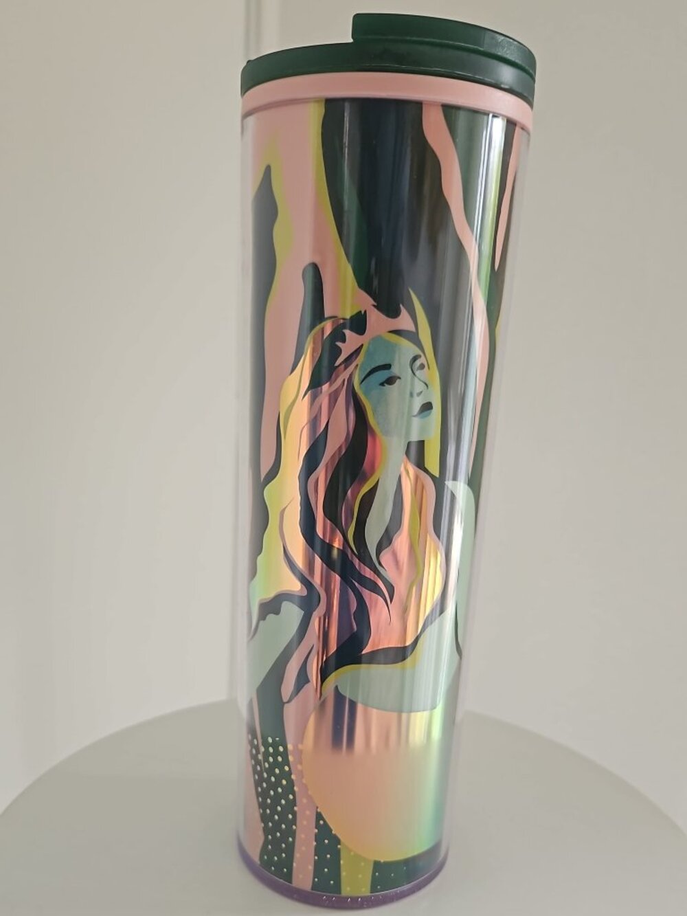 🧜♀️ Starbucks 2024 Dichroic Mermaid Iridescent 16oz Travel Tumbler Cup